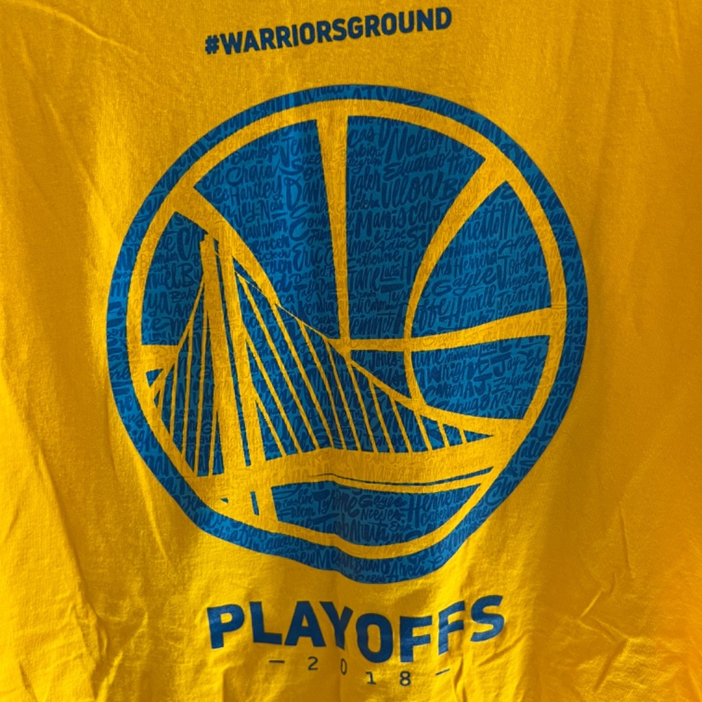 Golden State Warriors- 2018 Playoffs Strength in Numbers Tee- Adult size XL - Picture 9 of 9